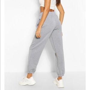 Gray High waisted oversized joggers